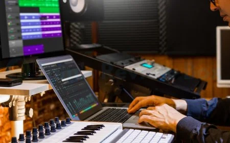 Best Laptop for Musician: 9mmnightyear Rockstar Cat with Guitar Decal Sticker