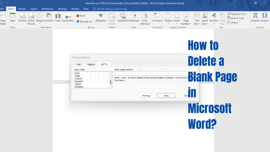 How to Delete a Blank Page in Microsoft Word – Step-by-Step Guide