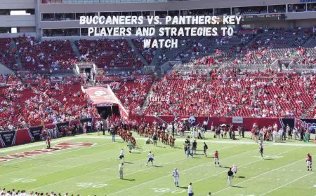 Buccaneers vs. Panthers: Key Players and Strategies to Watch in ...