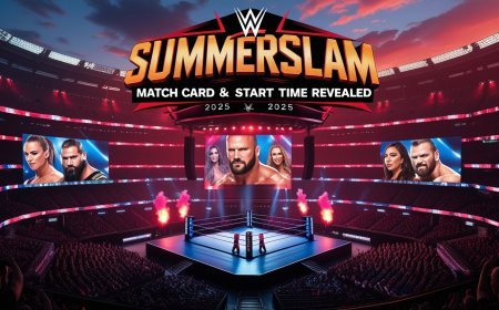 WWE SummerSlam 2025: Full Match Card, Start Time & Date Revealed